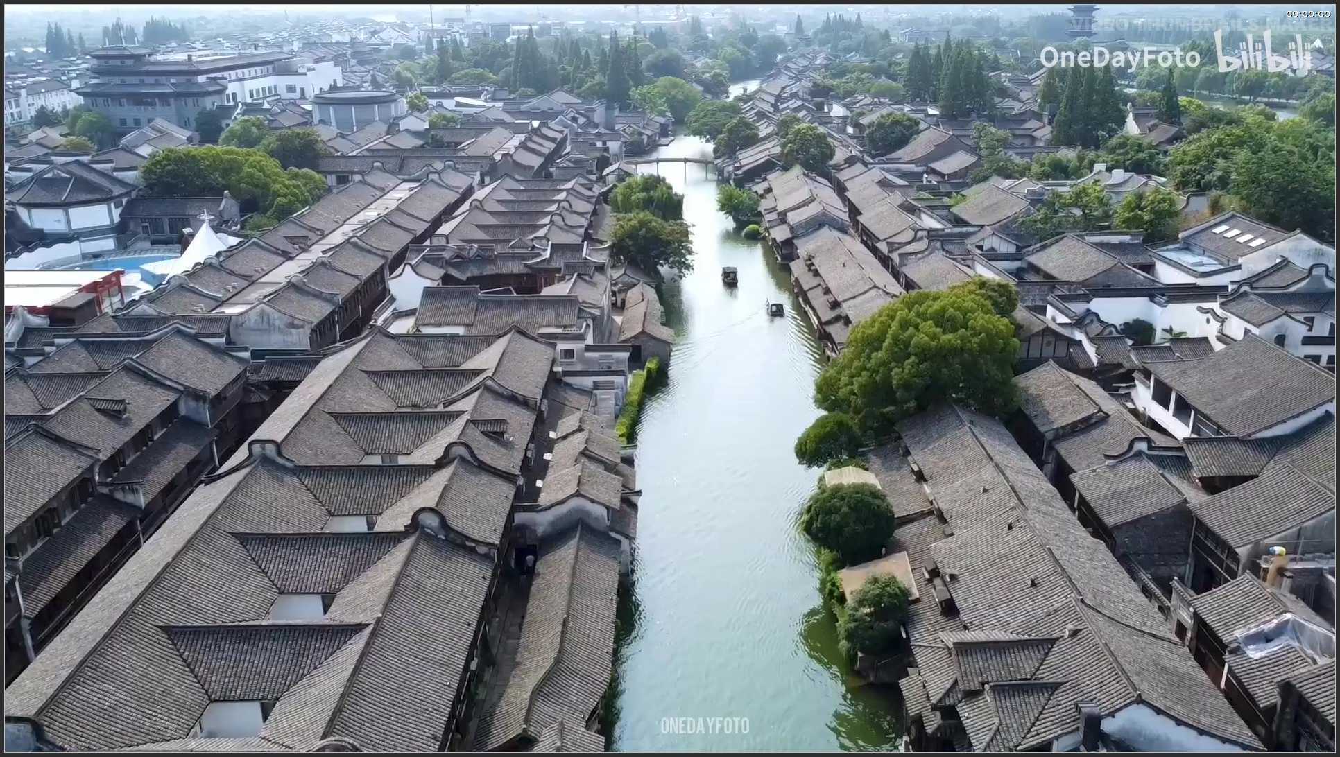 096 浙江 航拍 乌镇