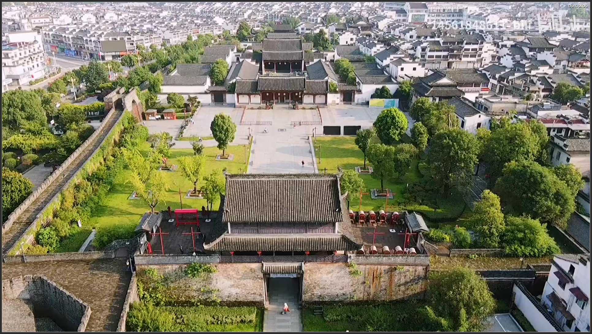 108 安徽 航拍 徽州古城