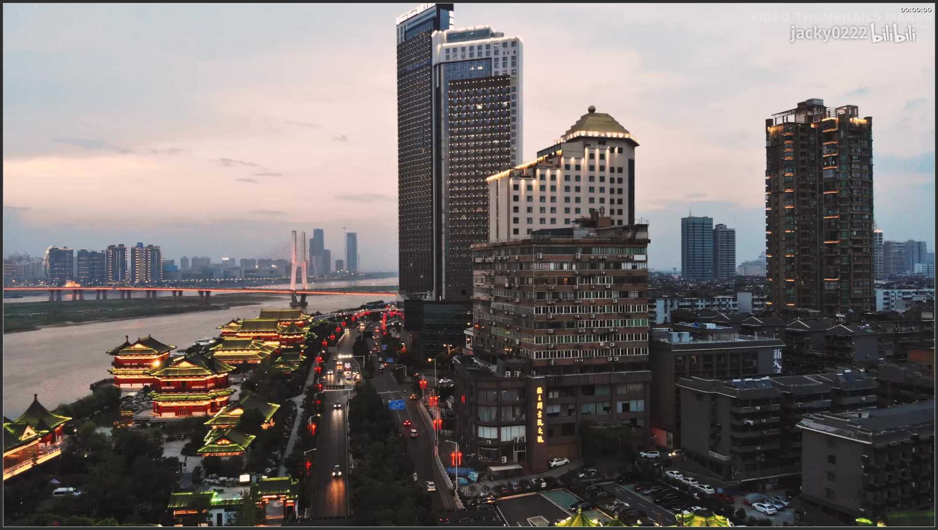 135 江西 航拍 南昌滕王阁