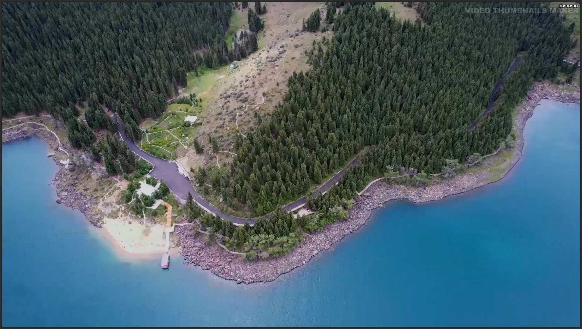 302 新疆 航拍 天山天池